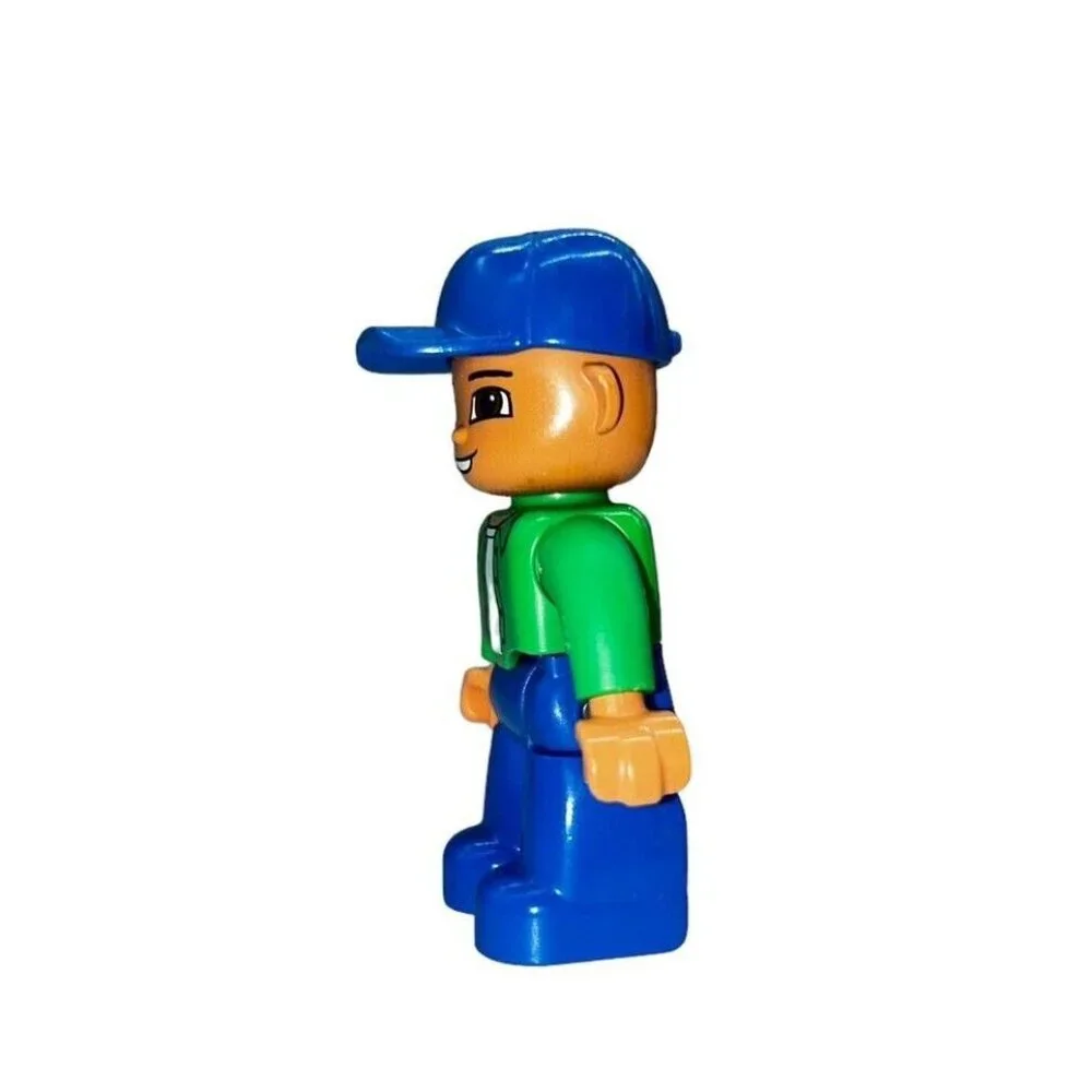 LEGO DUPLO Figures Lot of 2 Men‎ Replacement People Construction Worker